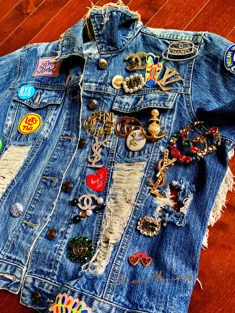 Sheek Monqiue's Custom Denim Jacket